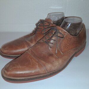 1901 Nordstrom Leather Mens 11.5 M Brown Dress Shoes Oxford